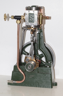 front Stuart No 1 live steam vertical engine for sale