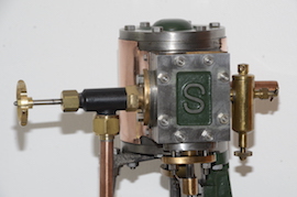 valve Stuart No 1 live steam vertical engine for sale