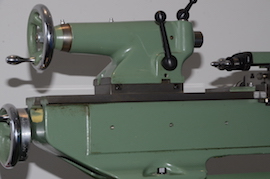 back Myford super 7 lathe with power cross feed for sale SK161544