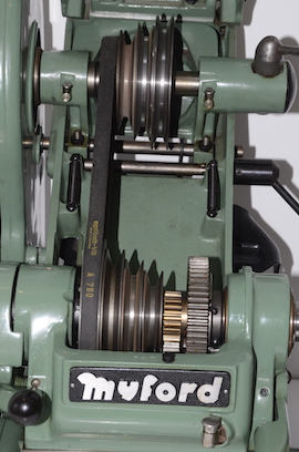 pulley Myford super 7 lathe with power cross feed for sale SK161544