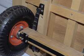 bearing 3 or 4" traction engine trailer wagon drivers truck live steam for sale.