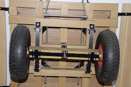 leaf 3 or 4" traction engine trailer wagon drivers truck live steam for sale.