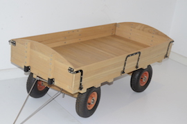 front 3 or 4" traction engine trailer wagon drivers truck live steam for sale.