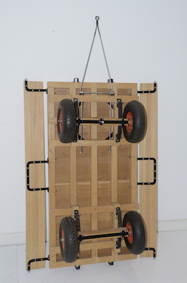 base 3 or 4" traction engine trailer wagon drivers truck live steam for sale.