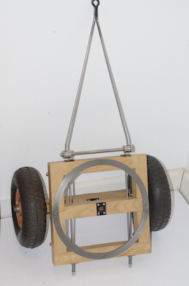 axel 3 or 4" traction engine trailer wagon drivers truck live steam for sale.